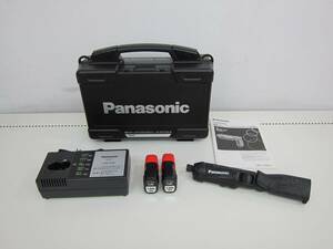 中古品 Panasonic パナソニック 充電 スティックインパクトドライバー EZ7521LA2S-B 充電器 バッテリー2個 ケース付