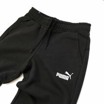 ◎041新品【メンズM】黒白 プーマ ゴルフにオススメ スウェットパンツ ジャージ PUMA POWER キャット スポーツウェア ゴルフ_画像3