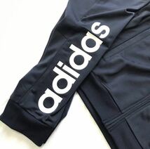 ◎006新品【メンズ2XL】紺ネイビー adidas アディダス 上下セット ジャージ パンツ セットアップ ロゴ オールシーズン 裏トリコット起毛 _画像6