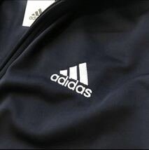 ◎005新品【メンズXL(O)】紺ネイビー adidas アディダス 上下セット ジャージ パンツ セットアップ ロゴ オールシーズン 裏トリコット起毛 _画像3