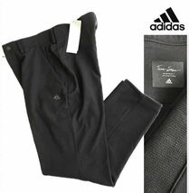 ▲新品【メンズL】黒ブラック 秋冬 アディダス adidas ゴルフ パンツID 2.0 ウォーム ウインドパンツ 厚手 定価9889円 アンクル丈　golf_画像1