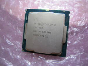 008★CPU Intel Core i5 7400 SR32W 3.00GHz 動作品