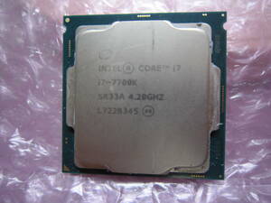 064★CPU Intel Core i7-7700K 4.20GHz SR33A 動作品