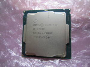 066★CPU Intel Core i7-7700K 4.20GHz SR33A 動作品