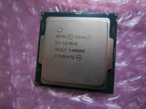 139★CPU Intel Xeon E3-1270 v5 3.60GHz SR2LF 動作品