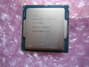 153★CPU Intel Core-i7 6700K 4.00GHz SR2L0 動作品