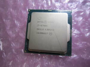 196★CPU Intel Core-i7 6700K4.00GHz SR2L0 動作品