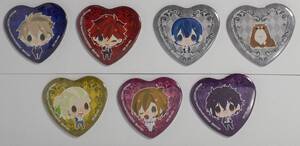 ハート型缶バッジセット PS Vitaソフト Dance with Devils アニメイト店舗購入特典 郵送無料