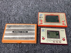 K1889 H ◆動作未確認◆ Nintendo 任天堂 GAME&WATCH ゲーム&ウォッチ ゲームウォッチ 3点まとめ 訳あり 長期保管品 現状渡し ◆ジャンク◆