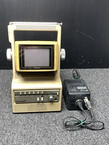 K1856 M ◆ジャンク品◆ National ナショナル 車載カラーテレビ TransAmⅣ TR-4CT1 ◆訳あり◆