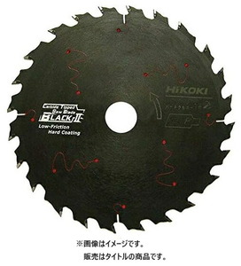 ゆうパケ可 (HiKOKI) パーチクルボード用チップソー/ブラックII 0037-9383 外形125mm 刃数20P ハイコーキ 日立