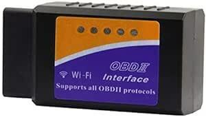 LTik OBD2自動車故障診断機 OBD2故障診断 エンジン故障診断 Wifi無線小型 多車種に適用 車ECU情報をアプリでチェ