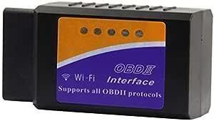 LTik OBD2自動車故障診断機 OBD2故障診断 エンジン故障診断 Wifi無線小型 多車種に適用 車ECU情報をアプリでチェ