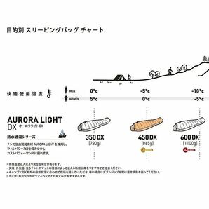 NANGA ORIGINAL AURORA light 450DX COYOTE ナンガ オリジナルオーロラライト 450DX レギュラー コヨーテ 別注モデル日本製 新品未使用の画像3