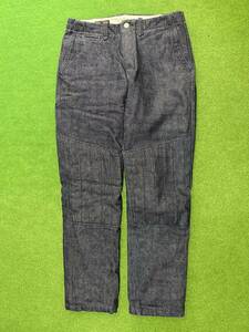 WEST RIDE ウエストライド COMFORMAX PAD PANTS 濃紺 防寒 デニムパンツ W34 中古美品