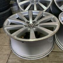 フォルクスワーゲン純正ホイール 19インチ 19×9J OFF;+33 PCD;112-5H ハブ径;約55mm 傷あり、ガリ傷あり、錆びあり 4本 _画像2