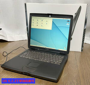 PowerBook G3 Pismo 400MHz 512MB×2 1GBメモリー搭載！128GB SSD Mac OS9.2.2・Mac OS 10.4.11 デュアルブート！！元箱有り