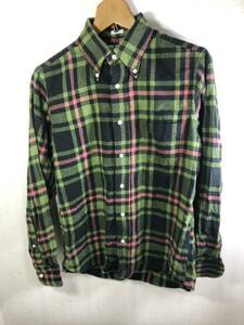 individualized shirt 起毛チェックシャツ　14 1/2 32 インディビ