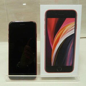 1円【美品】Apple アップル/iPhone SE 第2世代 64GB Red/MHGR3J/A/03