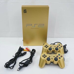 1円【ジャンク】SONY ソニー/PS2 百式ゴールド/SCPH-55000 GU/67