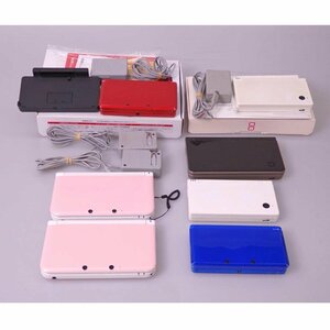 1円【ジャンク】NINTENDO ニンテンドー/DS i/DS iLL/3DS/3DS LL 7台セット/76