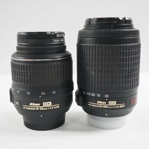 1円【ジャンク】Nikon ニコン/デジタル一眼レフ ダブルズームキット 訳アリ/D5000/79_画像5