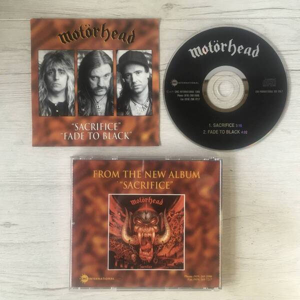 MOTORHEAD SACRIFICE PROMO US盤