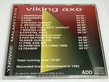 Yngwie J. Malmsteen　CD　Viking axe_画像2