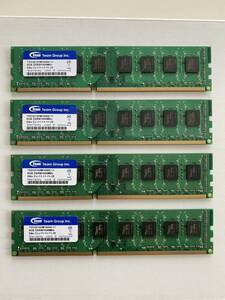 Team TED38192M1600C11 PC3-12800(DDR3-1600) 8GBx4枚 (計32GB) デスクトップPC用メモリ