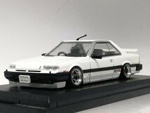 1/43 ノレブ Nissan Skyline R30 (1983) 改 アルミ 深リム ローダウン 改造 鉄仮面 R30 リアスポ カスタム 国産名車_画像1