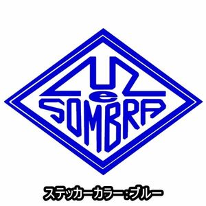 送料0★20cm【LUZeSOMBRA】ルースイソンブラ-ダイヤ型★　サッカー・フットサルステッカー(1)