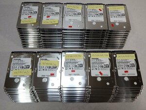 100個セット 東芝 MQ01ABF032 ハードディスク 320GB HDD まとめ 全て正常/使用時間極少(50h以内)/動作保証 2.5インチ 薄型 7mm