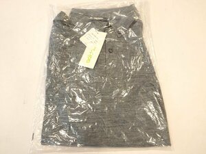 * unused goods (C) * adidas neo polo-shirt Golf men's short sleeves L size DMK44-BQ6310-J/L gray series Adidas *