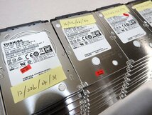 100個セット 東芝 MQ01ABF032 ハードディスク 320GB HDD まとめ 全て正常/使用時間極少(50h以内)/動作保証 2.5インチ 薄型 7mm_画像2