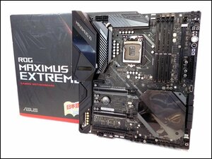 美品 ASUS/エイスース ROG MAXIMUS XI EXTREME Z390 LGA1151 ATXマザーボード ゲーミング DDR4 64GB インテル 第8世代 第9世代