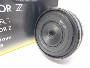 美品 Nikon/ニコン◆NIKKOR Z 26mm f/2.8 パンケーキレンズ◆単焦点 フルサイズ対応 防滴・防塵 ニコンZマウント系