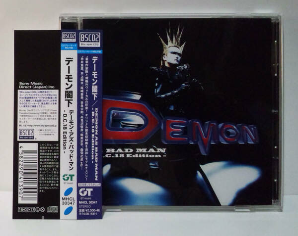状態良好[2016年リマスター/Blue-spec CD2] デーモン小暮 / DEMON AS BAD MAN ● デーモン閣下 聖飢魔Ⅱ SEIKIMA II TAKASHI OHASHI