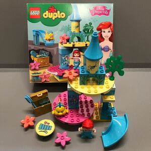 美品！LEGO レゴ デュプロ 10922 アリエルの海のお城 ディズニー Disney 年齢2＋,35ピース 欠品なし！箱、取説付！使用僅か！製造終了品！