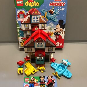 美品！LEGO レゴ デュプロ ディズニー 10889 ミッキーとミニーのホリデーハウス 年齢2＋,欠品なし！箱、取説付！使用僅か！製造終了品！