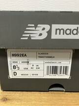 NEW BALANCE M992EA 26.5cm US8.5 ニューバランス トリプルブラック アメリカ製 _画像8