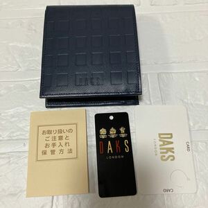 新品DAKS ダックス　折り財布　