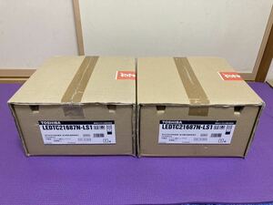 2個セット LEDTC21687N-LS1 ① 東芝非常灯照明器具・東芝階段通路誘導灯 LED白色付き 付画品： シリコン組チューブ2 短絡線×1