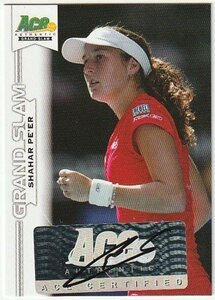 2013 ACE AUTHENTIC GRAND SLAM Shahar Pe'er Auto 女子テニス 直筆サインカード