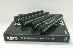 KATO 106-027 SMOOTH SIDE PASSENGER CAR SET Burlington Northern 4両セット【ジャンク】pxn010408