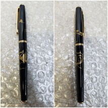 パイロット PILOT 蒔絵 万年筆 美品 平蒔絵 鳳凰 F ペン先 14K 585 付属品 箱付_画像4