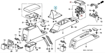 新品 ホンダ純正部品 シビック EG6 5MT シフトブーツ黒_画像2