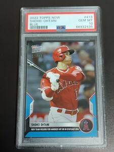 psa10 49枚限定　2022 Topps Now　エンゼルス　 大谷翔平 キャリア最速打球速度118マイル（約189.9キロ）ホームラン　カード#413 