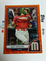 Topps　ｗｂｃ 2023 アレックス　ベルドゥーゴ　ALEX　VERDUGO　25枚限定　メキシコ代表_画像1