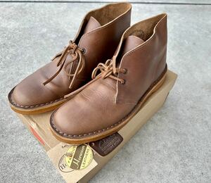 Clarks Originals クラークス Desert BootデザートブーツCamel Leather キャメルレザー　UK7.5 25.5cm