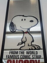 壁掛けミラー　鏡　スヌーピー　16×46cm　昭和レトロ　SNOOPY　ピーナッツ_画像3